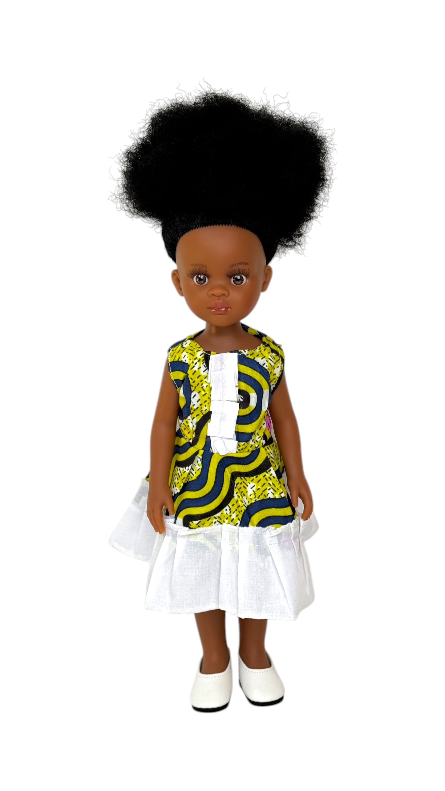 Culture Meets Curve - White Bottom Frill Outfit