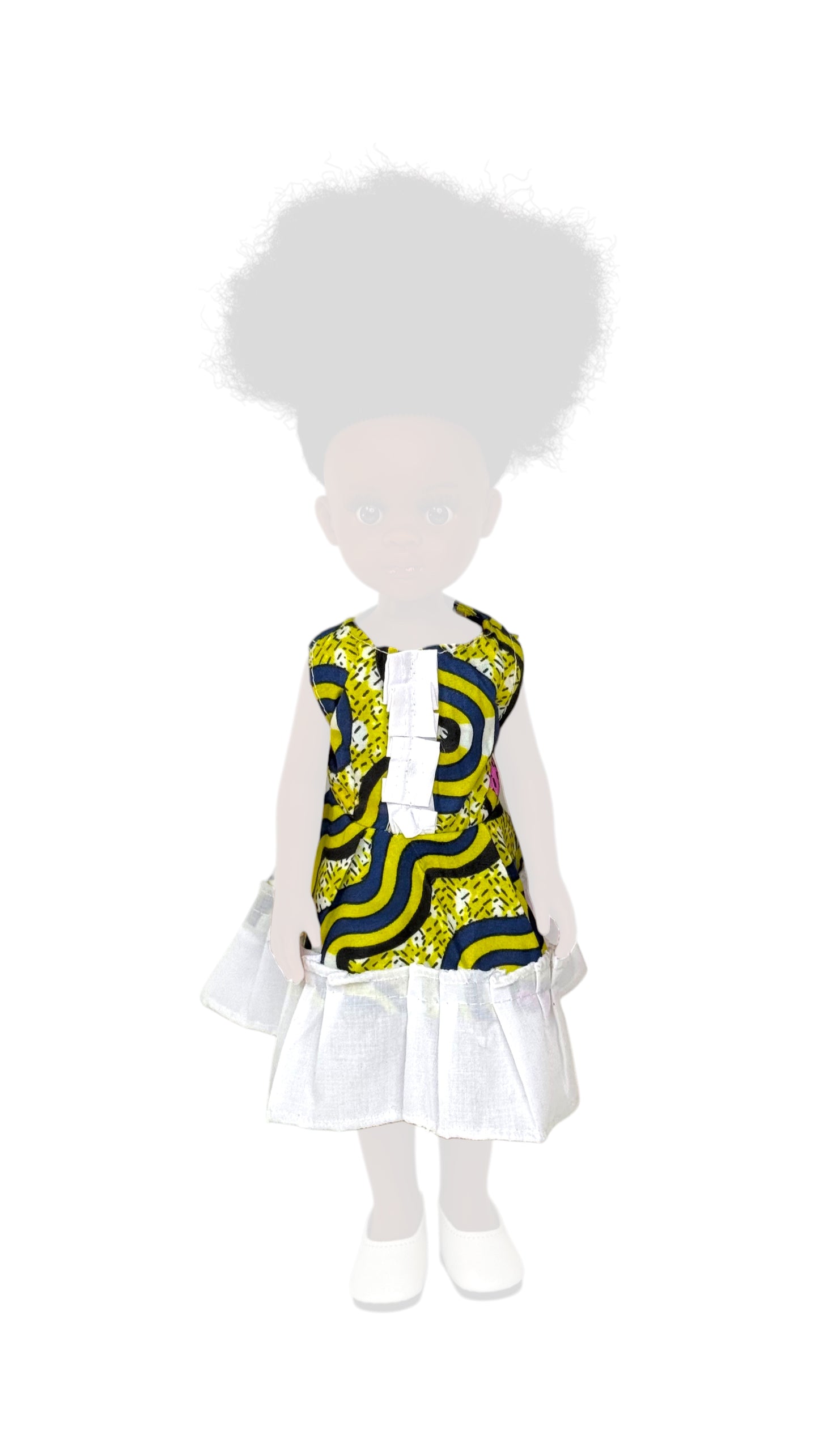 Culture Meets Curve - White Bottom Frill Outfit