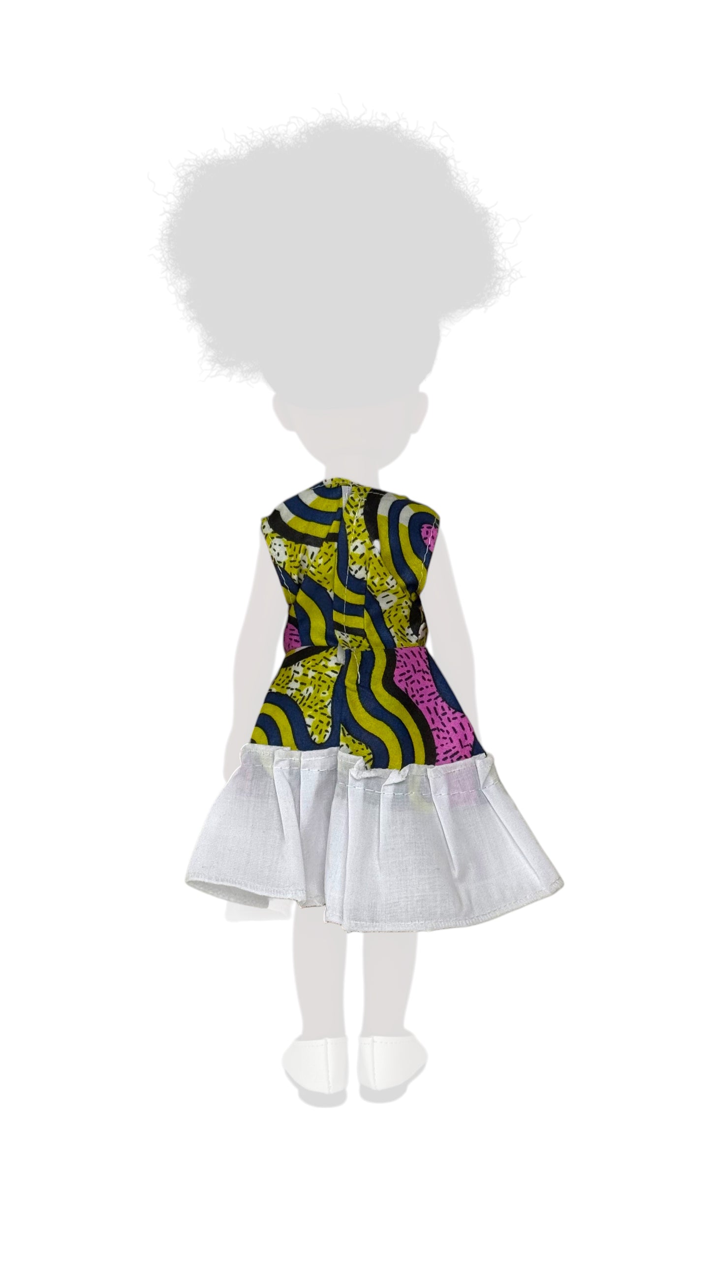 Culture Meets Curve - White Bottom Frill Outfit