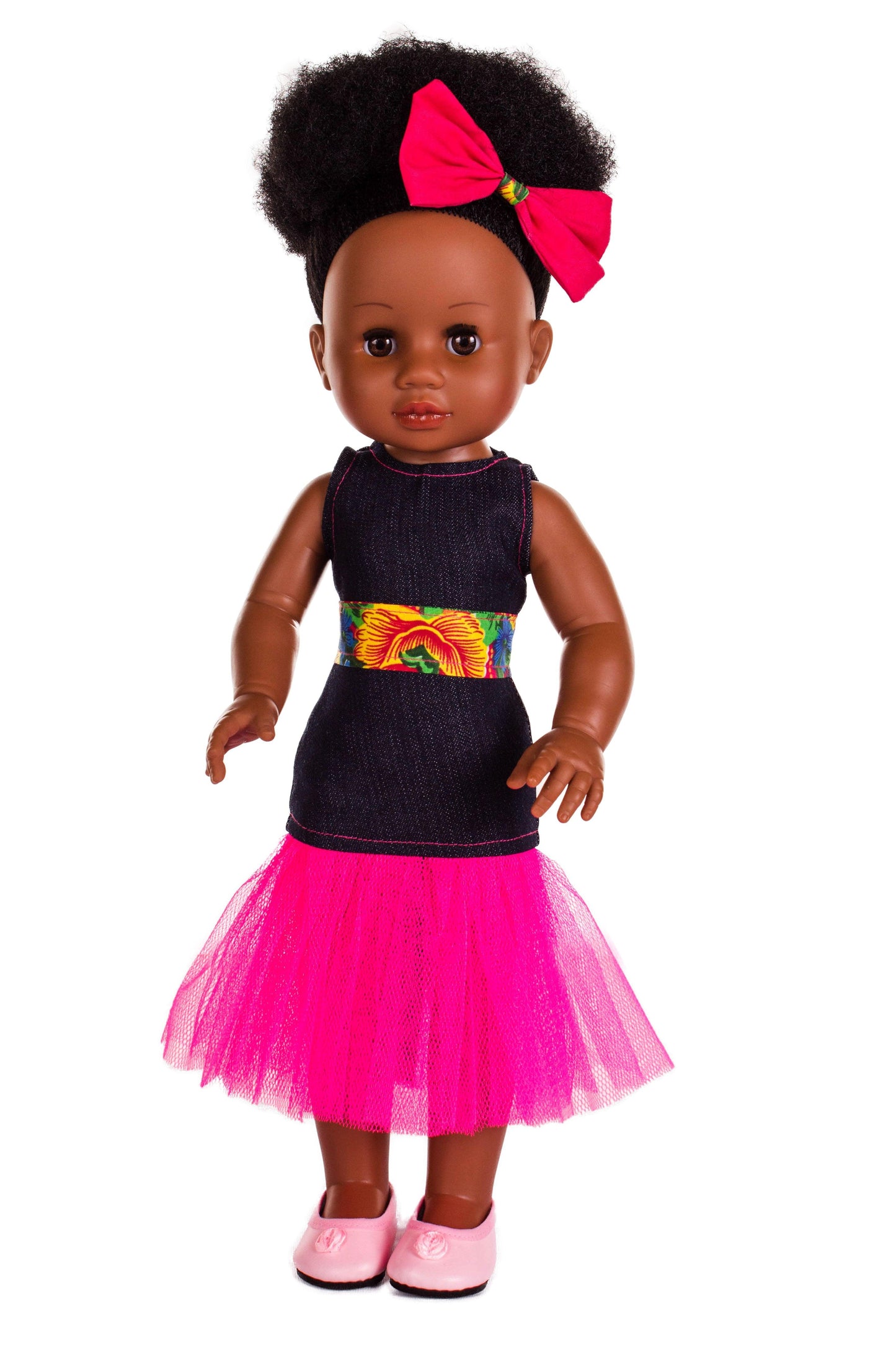 Nobuhle Denim Dress Pink - Sibahle Collection