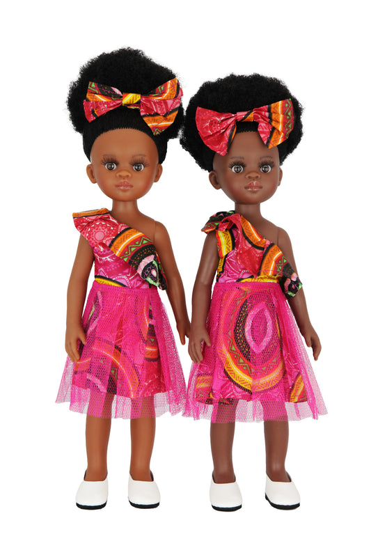 Bontle Vanilla Scented Afro Hair Black Doll - Sibahle Collection