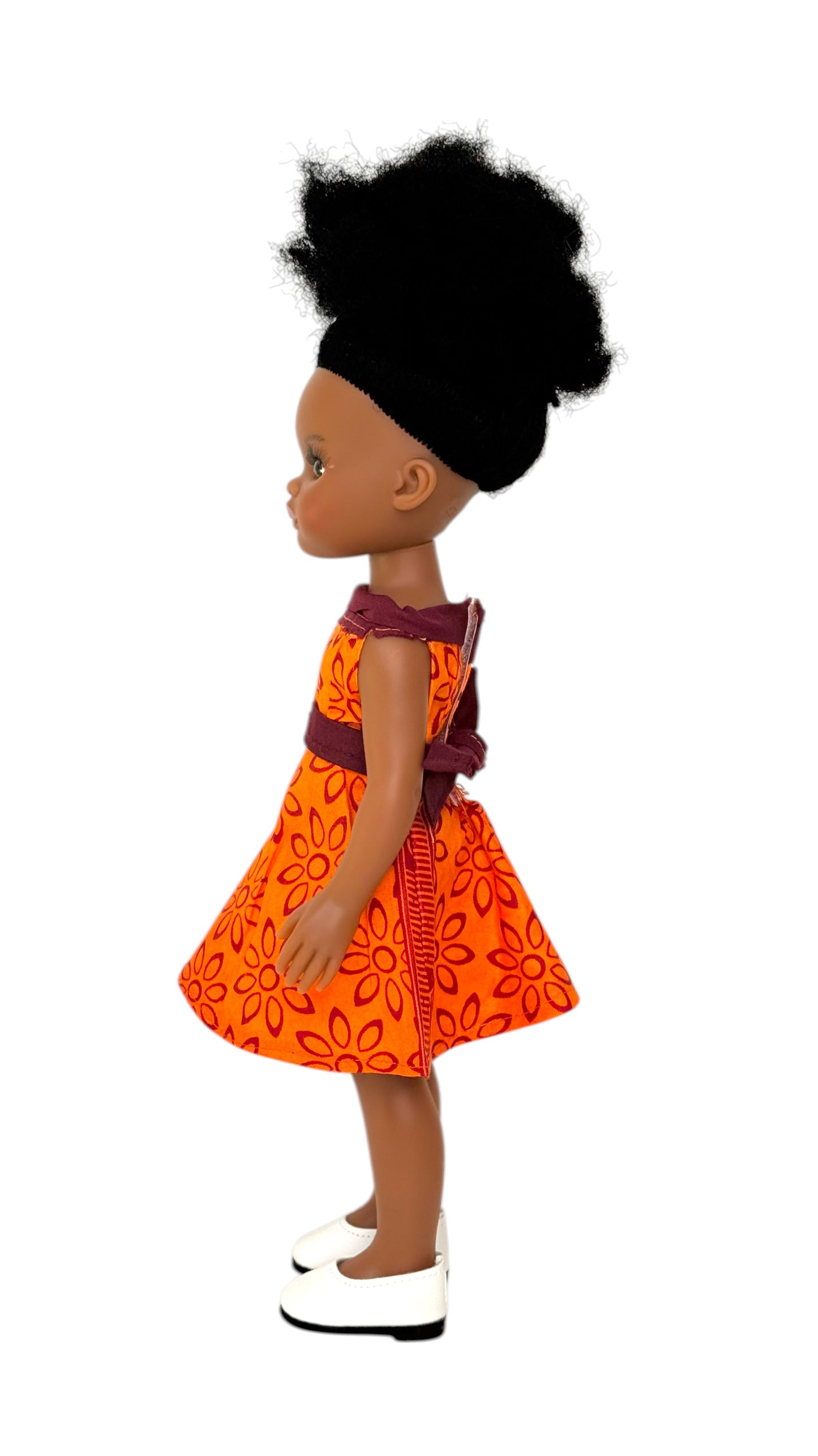 Orange Crush – Afro Print Doll Outfit